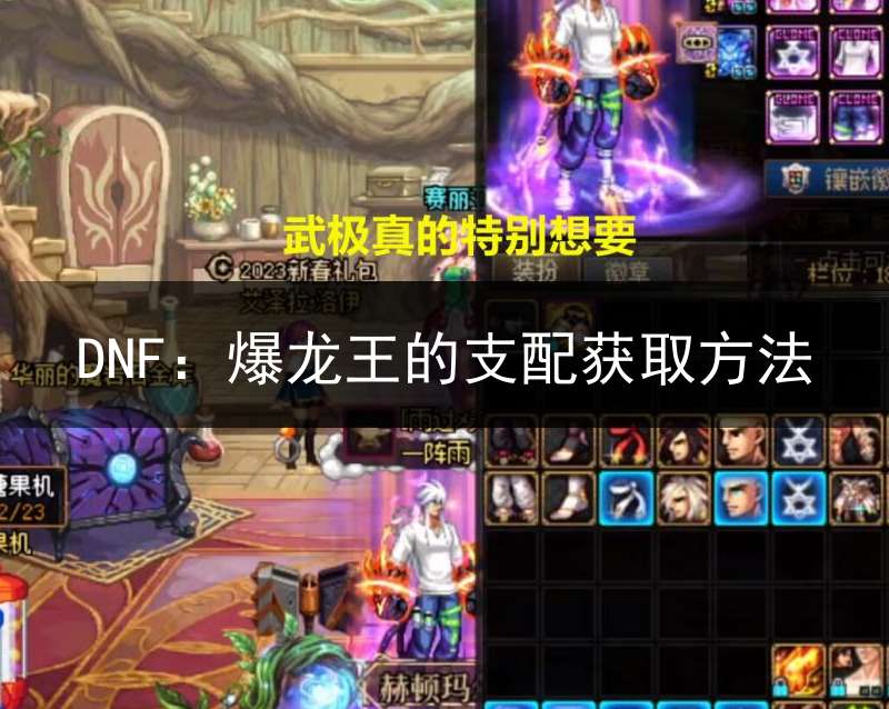 DNF：爆龙王的支配获取方法